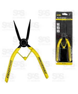 Alicate Para Anéis Internos 7 Polegadas B-Tek BT-392