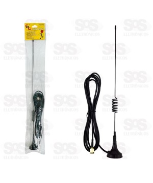 Antena Digital Para TV Cabo de 3 Metros FBG-4762