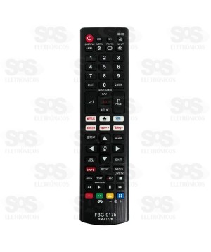 Controle Remoto LG Smart Rakuten/Disney/Netflix/Prime FBG-9175