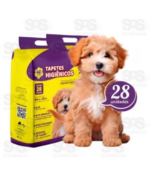 Tapete Higiênico 28 Unidades Para Pet Pequeno Slim