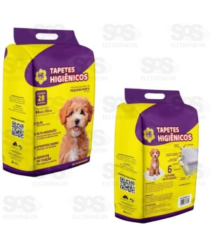 Tapete Higiênico 28 Unidades Para Pet Pequeno Slim