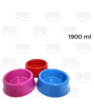 Comedouro Clássico para Pets 1900ml Pet Toys 1854