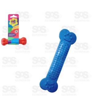 Ossinho Maciço Com Cravinho 9cm Cores Variadas Pet Toys 2633