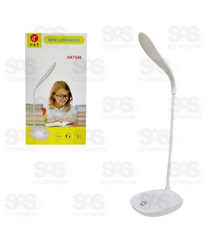 Luminária de Mesa Touch Articulável 3 Níveis HX7548