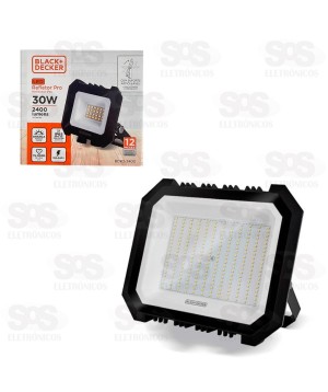 Refletor Pro Holofote LED Branco 30W IP65 BDR2-2400