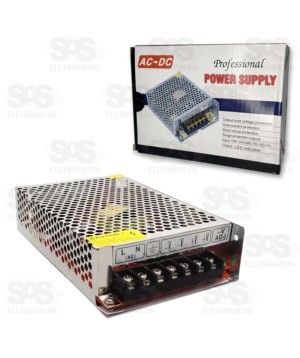 Fonte Chaveada Colmeia Bivolt 12V 15A Maxbom 180-12