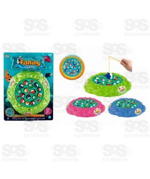 Pega Peixe Infantil Eletrônico Toy King TK-AB8093