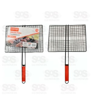 Grelha Para Churrasco 40x30CM Caerus CRS-2318