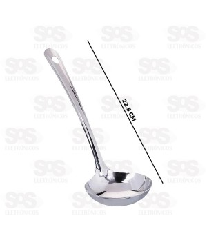 Concha De Feijão Aço Inox 22,5CM Caerus CRS-2751