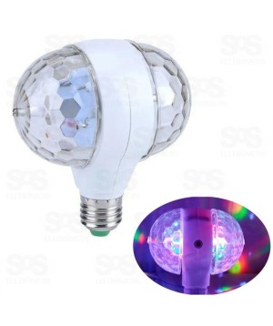 Lâmpada Giratória LED Colorido Dupla Caerus crs-2215