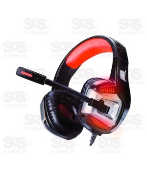 Fone Headset Gamer X Soldado Com LED Exbom GH-X1800