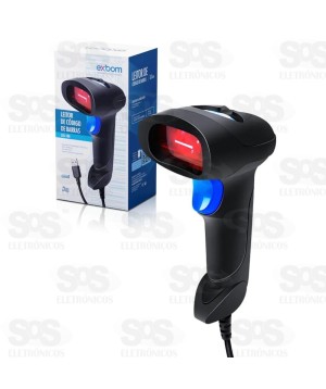 Leitor De Código De Barras Laser Com Fio LCB-180