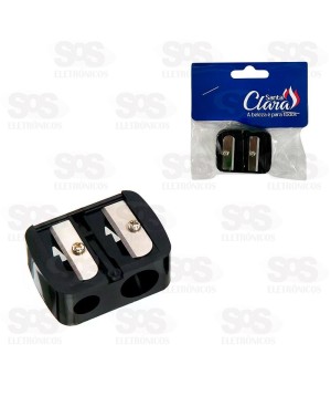 Apontador Duplo Para Lápis Maquiagem Santa Clara SC1332