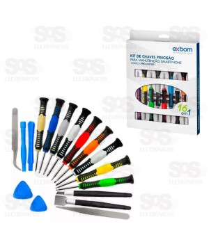 Kit Chaves De Precisão 16 Peças Exbom PRO-CKP2811