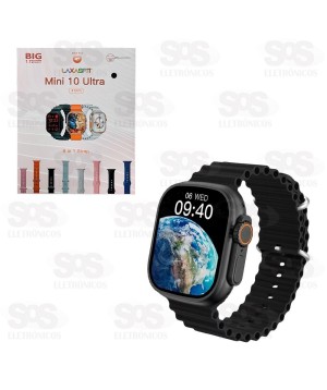 Relógio Smartwatch Com 8 Pulseiras Mini 10 Ultra AJL72