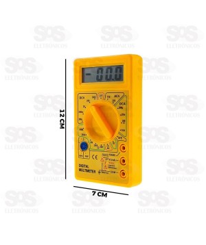 Multímetro Digital Com Cabo DT-830B