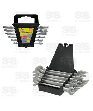 Kit Chave Fixa 6 a 17mm 6 Peças FBG 3215
