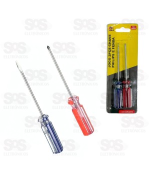 Kit De Chaves Fenda/Philips 2 Peças FBG 3224