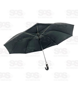 Sombrinha De Bolsa Automática Preta 90CM FBG4203