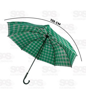 Guarda Chuva Portaria Xadrez 125CM FBG4213