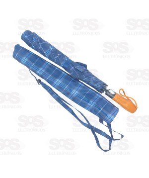 Guarda Chuva Automático Xadrez 120CM FBG4218