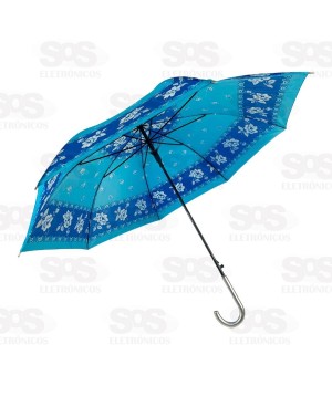 Guarda Chuva Automático Flores Tropicais 95CM FBG4220