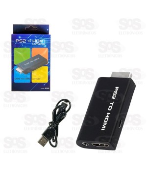 Adaptador de Vídeo PS2 Para HDMI AJ-N01