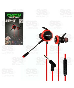 Fone De Ouvido Gamer Com Microfone Tecdrive HP-1/HP-2