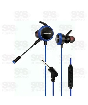 Fone De Ouvido Gamer Com Microfone Tecdrive HP-1/HP-2