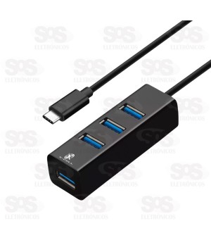 Hub USB 3.0 Com 4 Portas X-Cell XC-HUB-10