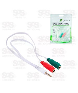Cabo Adaptador Headset 18CM X-Cell XC-ADP-14