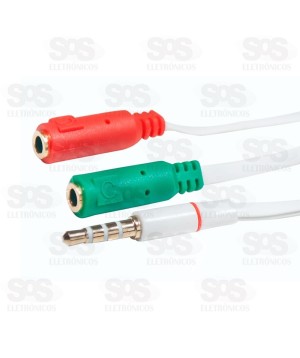 Cabo Adaptador Headset 18CM X-Cell XC-ADP-14