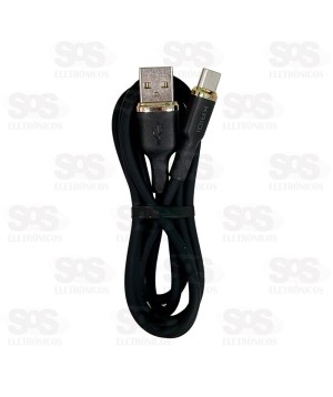 Cabo De Dados USB Para Type C 3A 1 Metro Kaidi KD-352C
