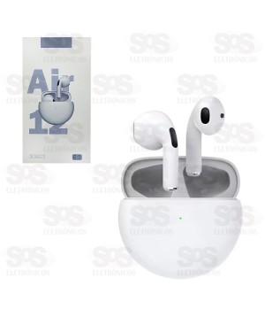 Fone de Ouvido Sem Fio Bluetooth V5.0 Earphone Air12