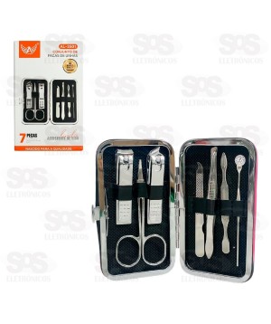 Kit Manicure Cortador De Unha 7 Peças Altomex AL-3501