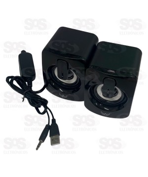 Caixa De Som Multimídia Com LED Altomex AL-1092