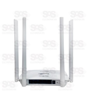 Roteador Sem Fio 4 Antenas Alta Performance Eletromex EL-1805
