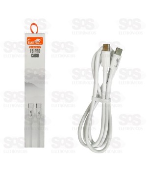 Cabo Type C 100W 1 Metro Eletromex EL-3123-CC