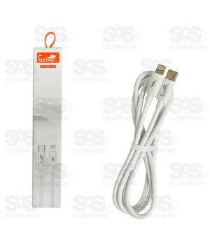Cabo Type C Para Iphone 30W 1 Metro Eletromex EL-3123-PD