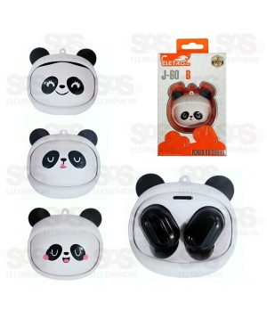 Fone De Ouvido Muda Rostinho Fofo Bluetooth Eletromex J-60B