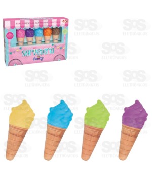 Kit Sorveteria 5 Sorvetinhos Nova Toys 1186