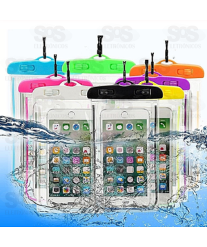 Capa Resistente à Água para Celular Cores Variadas