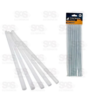 Bastão De Cola Quente Fino 7 Unidades Barcelona BAR13773-6