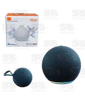 Caixa De Som Alaxe Bluetooth/FM/USB ECHQ Dof