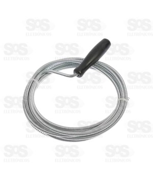 Desentupidor de Tubulação Fio de Aço 3 Metros FBG3700