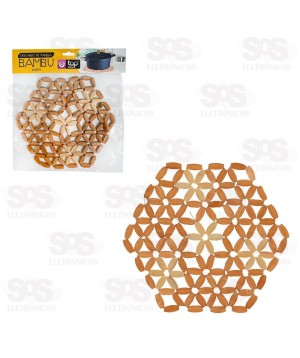 Descanso de Panela Bambu 20,5CM TOP1270