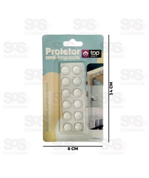 Protetor Anti-Impacto 12 Unidades Top Útil TOP1086