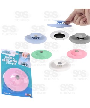 Ralo De Silicone 10cm Top Útil TOP0725