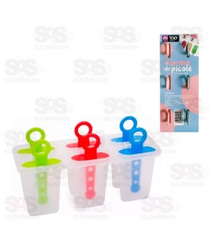 Forma de Picolé 6 Divisões Top Útil TOP1900