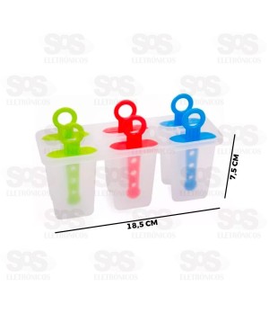 Forma de Picolé 6 Divisões Top Útil TOP1900